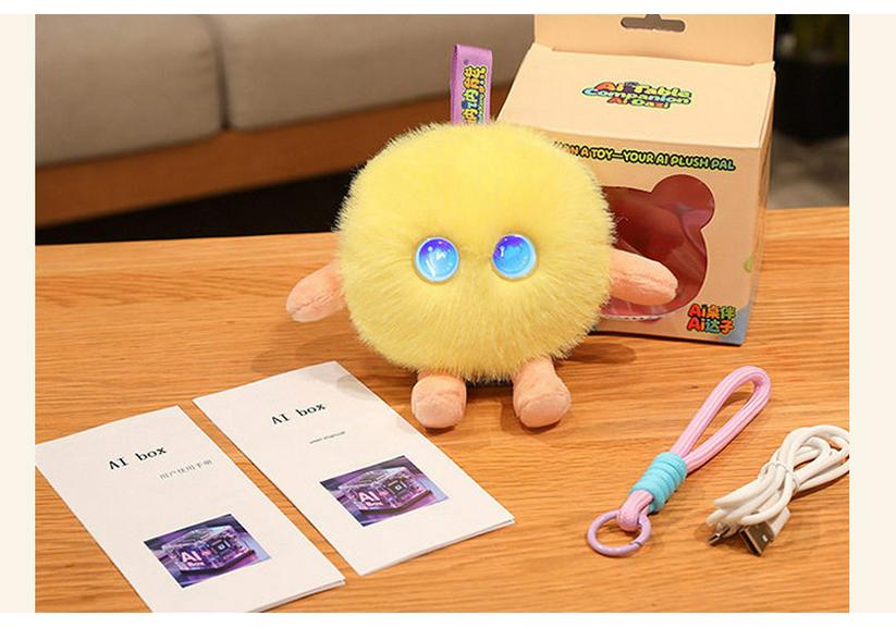 Interactive AI Robot Plush Toy: Conversational Pet for Kids, Learning & Companionship Gift