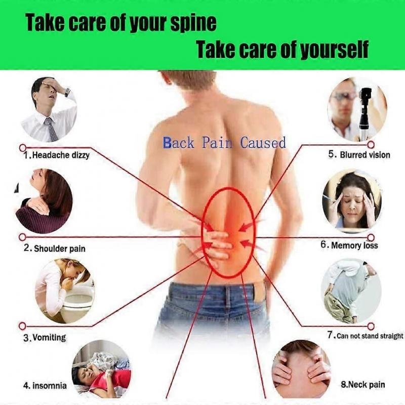 Rückendehner, Lendenwirbelsäulen-Rückenschmerz-Linderungsgerät, Wirbelsäulenbrett, Rückenknacker, Mehrstufiger Rückenmassager für Lendenwirbelsäule, Schmerzlinderung