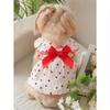 Valentinstag 1 Stück Herzmuster Schleifdekor Haustierkleid für Hund für Sommer