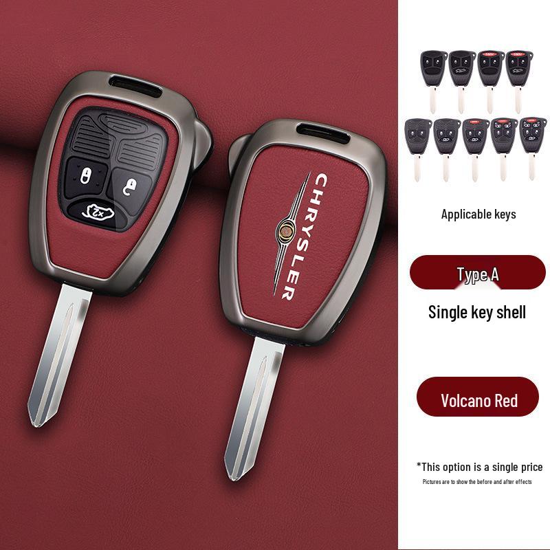 Chrysler 300C Key Case for 2006-2007 Models: Remote Control Metal Shell & Buckle