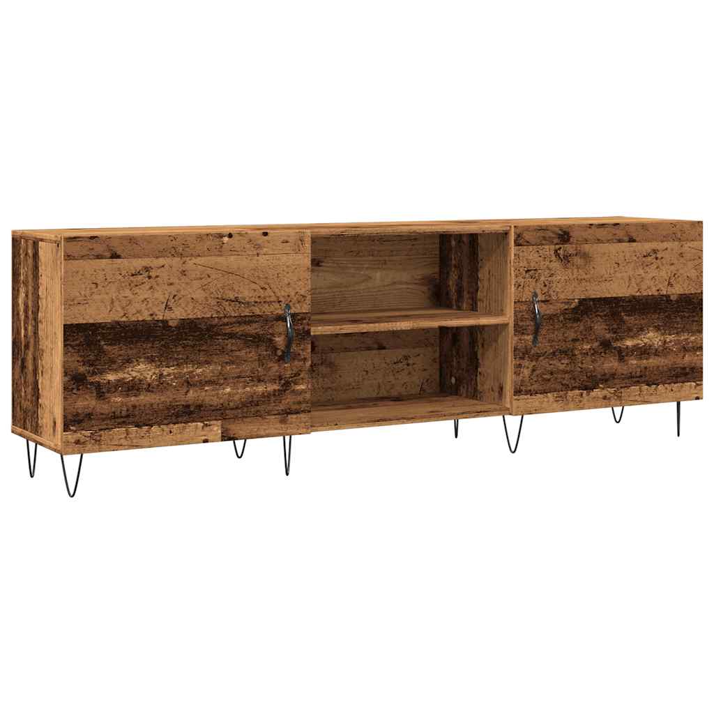 Vidaxl Szafka Tv, Stare Drewno, 150X30X50 Cm, Materiał Drewnopochodny