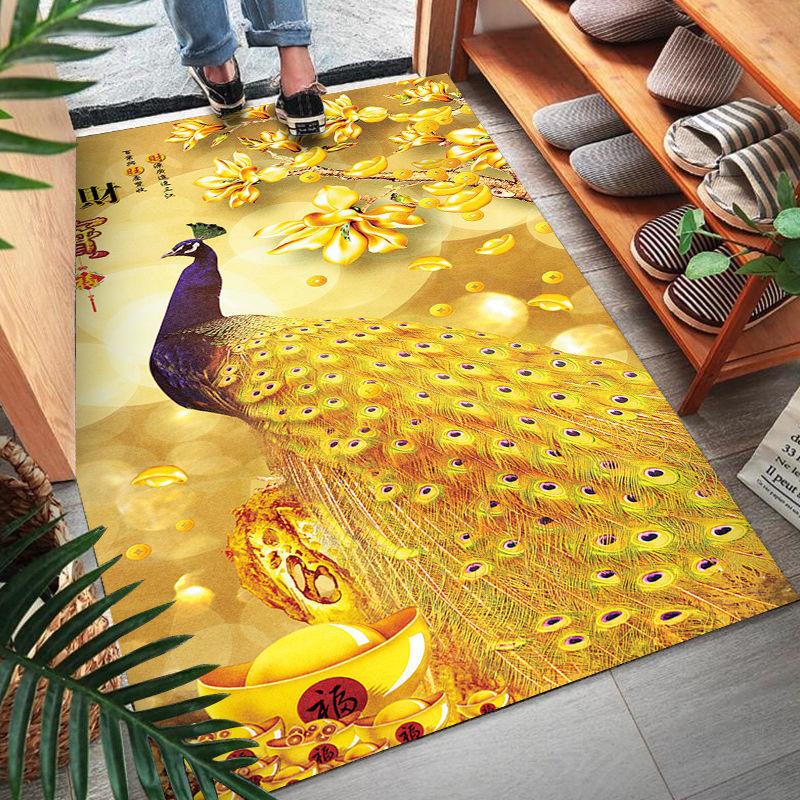 3D Entrance Floor Mat Entrance Door Mat Bedroom Kitchen Water Absorbent Foot Mat Bathroom Non Slip Mat Foot Mat Household