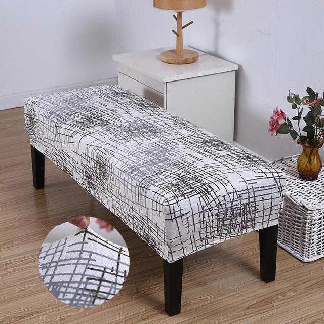 

Чехол для скамейки с принтом, эластичные чехлы для диванов, моющийся пляжный чехол, чехол для скамейки для фортепиано, мебель, пылезащитный чехол для дивана S 80x40x30cm