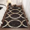 Modern Non-slip Decoration Bedroom Bedside Carpet Soft Easy Clean Entrance Door Mat Lint-free Large Live Room Rug Customizable