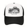 Born To Shoot Photographer Graphic Trucker Hat Breathable Mesh Baseball Cap Casual Adjustable Adult