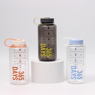 Plastic Cup Sports Outdoor Water Bottle 1000ml Water Bottle Gift Bottle with Handle Space Cup