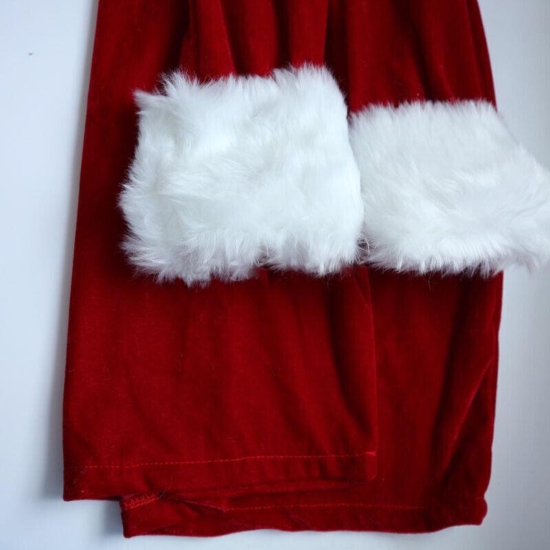 One-Shoulder Dress Long-sleeve Strapless Santa Claus Short Skirt Off Shoulder Xmas Christmas Club Party