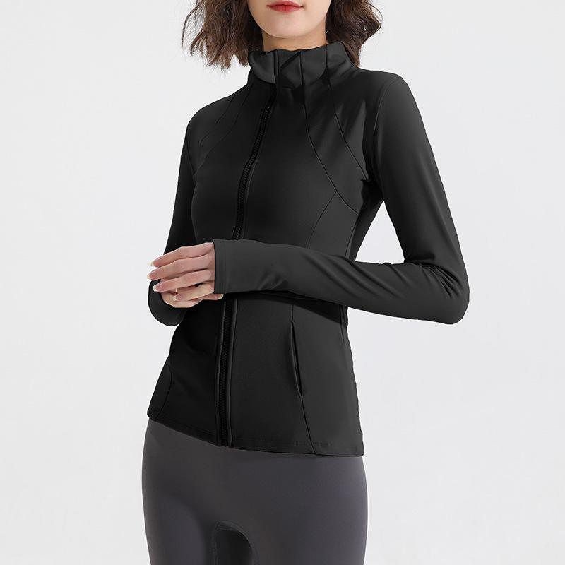 Women's Windproof Yoga Cardigan: Quick-Dry, Breathable, Long Sleeve Fitness Jacket for Autumn/Winter