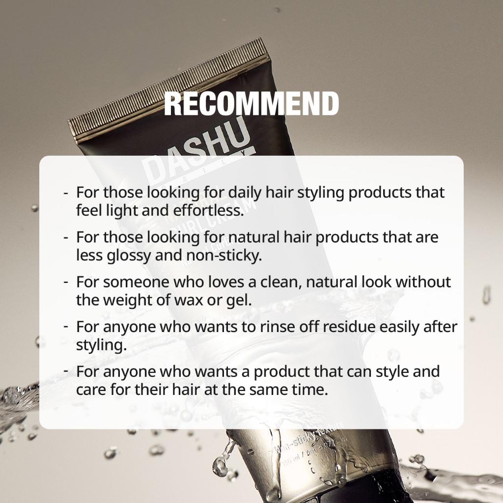 DASHU Crème Définition Boucles Naturelles Quotidienne 150ml