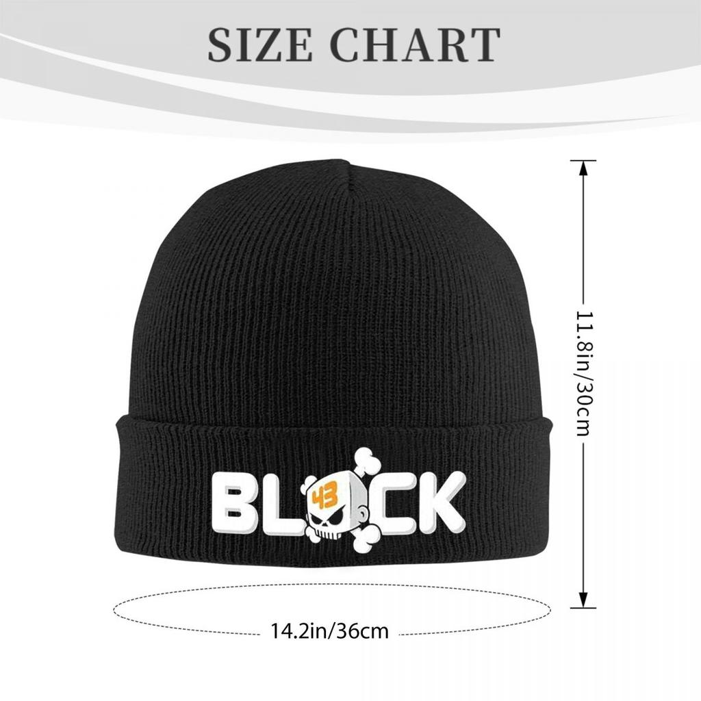 Ken Block Acrylic Skull Warm Knitted Cap Winter Knit Bonnet Hat Skullies Beanies Hip Hop Caps for Unisex