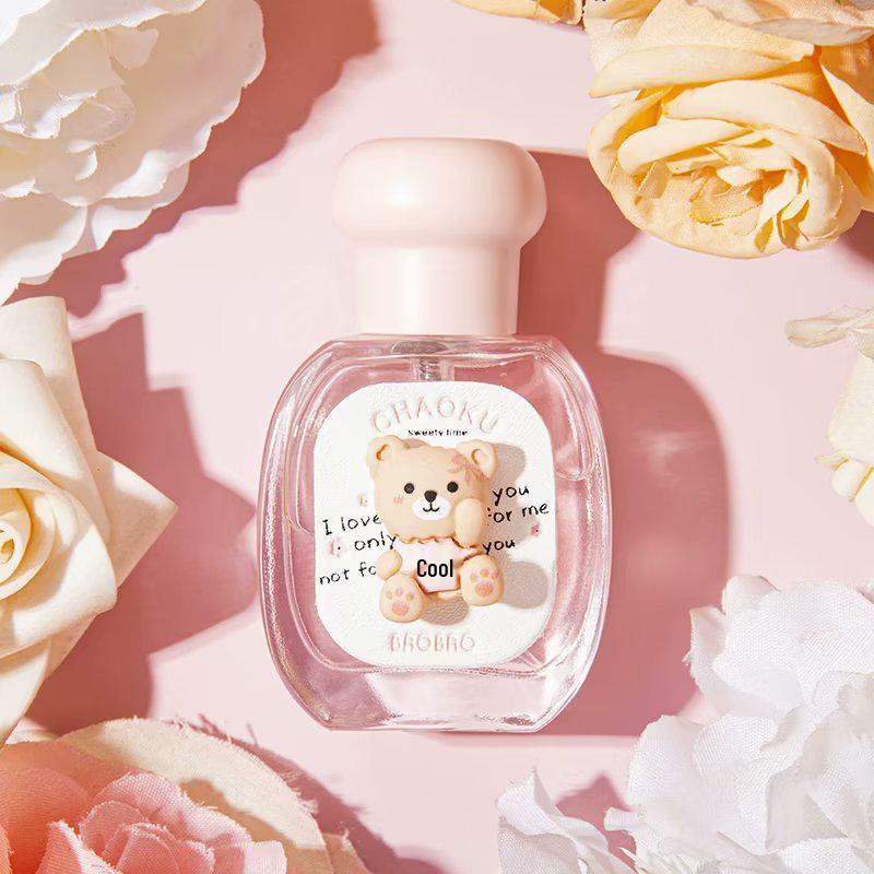 Trendy Sweetheart Era Cute Bear Perfume 25ml: Floral Fruity Lavender Long-Lasting Fragrance