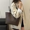Geantă de umăr navetistă de mare capacitate pentru femei, nouă toamnă și iarnă, geantă de sub braț imprimată high-end, geantă tote la modă