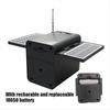 Solar Emergency Charging FM Radio Multifunctional Bluetooth Speaker TF Card U Disk Playback with 18650 Battery