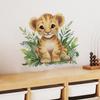 1Pc Cartoon Painted Tiger Children'S Bedroom Pvc Living Room Home Decoration Wall Stickers Self-Adhesive Pvc