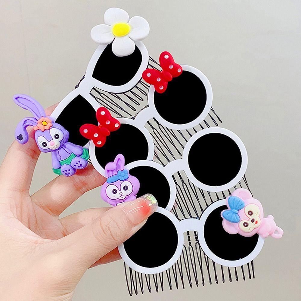 

Кролик U-образная расческа для укладки волос Bowknot Невидимый дополнительный держатель для волос Модная вечеринка