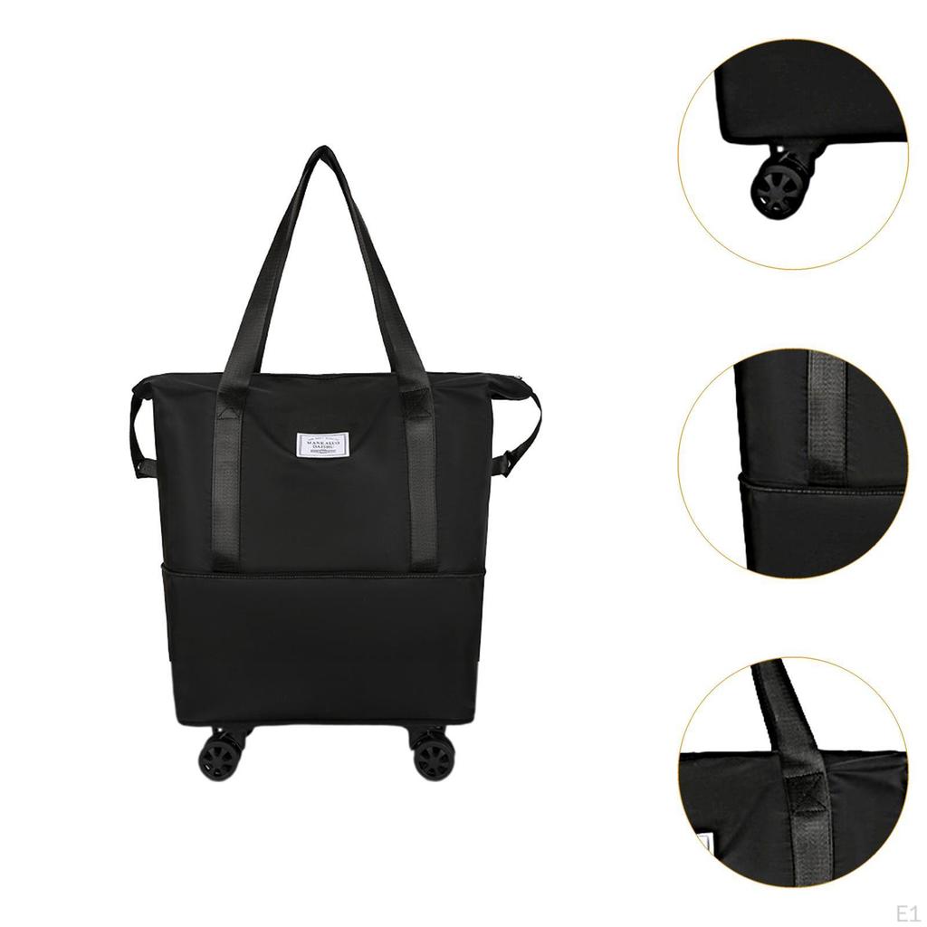 Compact Travel Duffel Bag with Wheels for Easy Transport