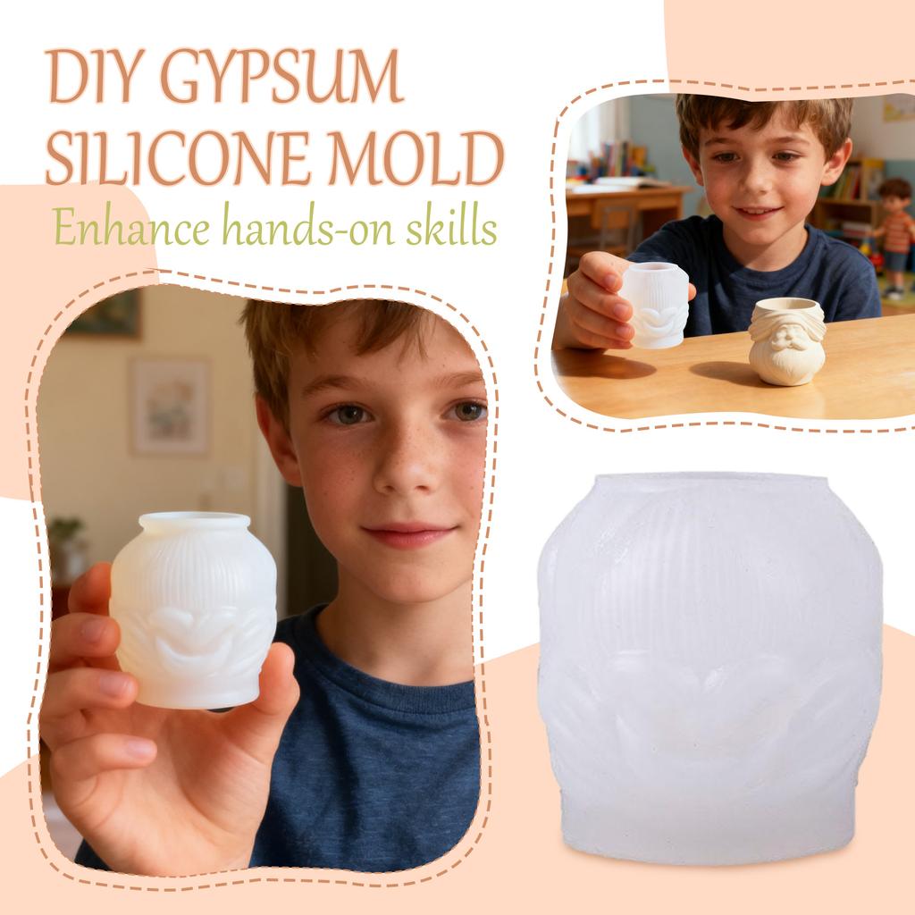 DIY Silicone Molds For Scented Candles, Vases, Christmas Flower Pots, And Plaster Cups