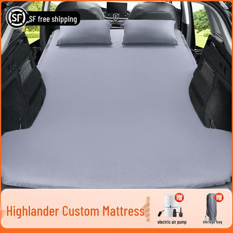 Toyota Highlander Trunk Air Mattress: Inflatable Rear Sleeping Essential for New Year's Car Travel