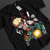 My Hero Academia Shirt Bakugo T-Shirt Deku Kacchan Top Todoroki MHA Unisex T-Shirt