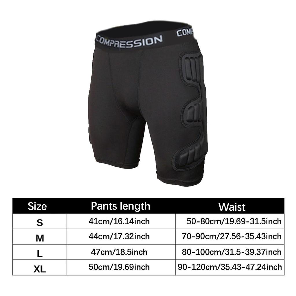 Comfortable And Multifunctional Thigh Protector Shorts with Foam Padding for Skating