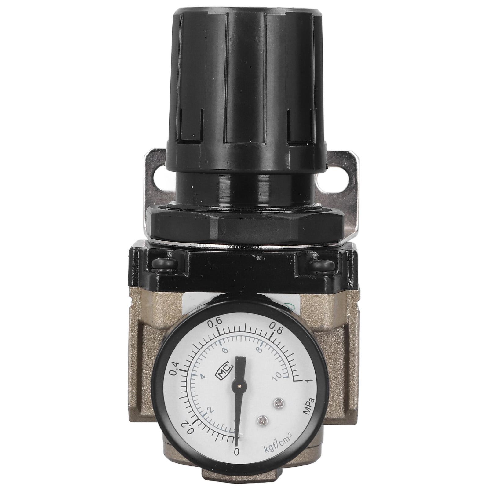 G1 2 Air Pressure Regulating Valve Pneumatic Regulator with Gauge 0.05‑0.85MPa AR4000‑04