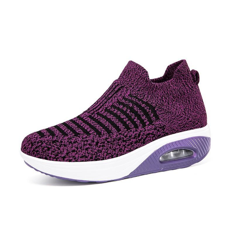 New shoes casual shoes breathable and lightweight mother shoes lace-up air cushion sneakers