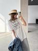 Good Quality Women's Casual Loose Letter Print T-shirt - Simple Ins Style, Short Sleeve