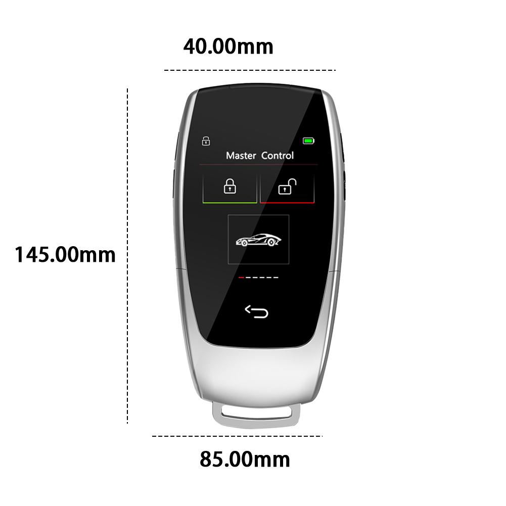 CF799 Smart Remote Key LCD Screen Keyless Entry Auto Lock Window Lift Trunk Remote for Start Stop Engine Button Models