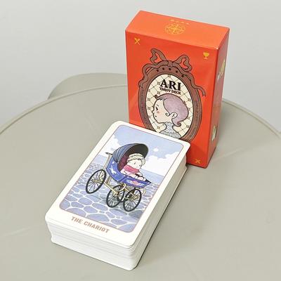 Ari Baby Tarot 10.3*6cm: 78 Pcs Joyful Whimsical Cute Baby Cartoon Cards, A Magical and Intuitive 78-card Tarot Deck