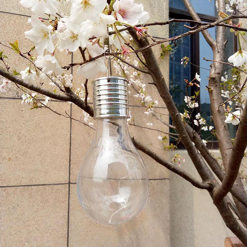 Solar LED String Lights 6 Color Bulbs Outdoor Decorative Hanging Lamp for Party Festival Garden