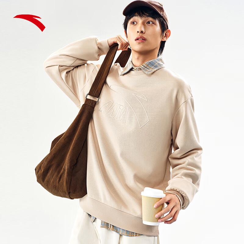 ANTA Unisex Loose Fit Round Neck Sweatshirt XL
