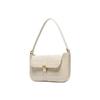 By Far Miranda Series Leather Crocodile Embossed Shoulder Bag Women Handbags Off-White 19FWMDASCEDMEDCE