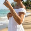 Geometric Spiral Upper Arm Cuff for Women Adjustable Boho Wire Armband Summer Festival Party Statement Body Jewelry