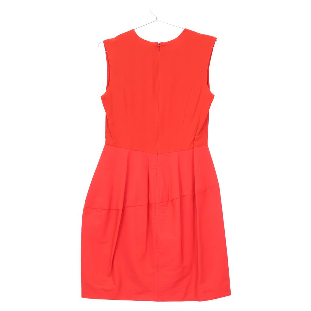 YOKOCHAN Red YCD-13SSC-020 Sleeveless Bi-color Dress Dress 38 RedUsed