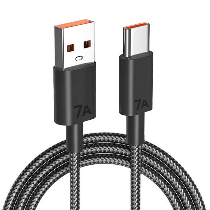 

Dual Type-C 240W Fast Charging Cable for Apple 15/16, Huawei, Xiaomi Laptops - 6A 25cm