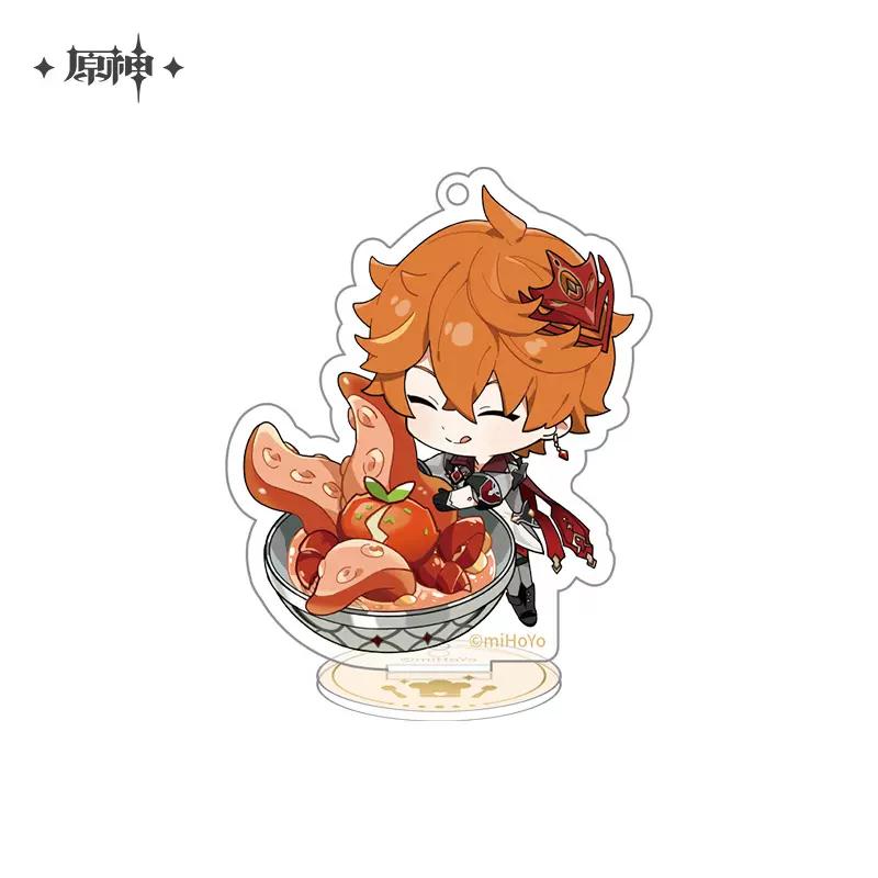 Sunsyea Genshin Impact Official Merch miHoYo Original MWPD Series Q Version Acrylic Stand Tartaglia Zhongli