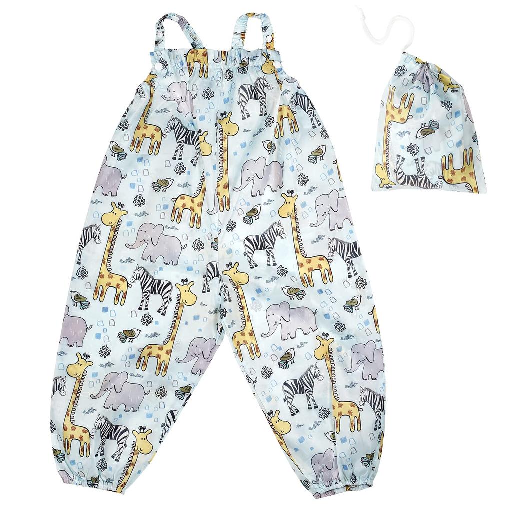sandbox playwear for 80cm animal water stain rain rain storage bag sand outdoor nursery boys Playwear, wear, kids, adjustable, - 110cm, print,