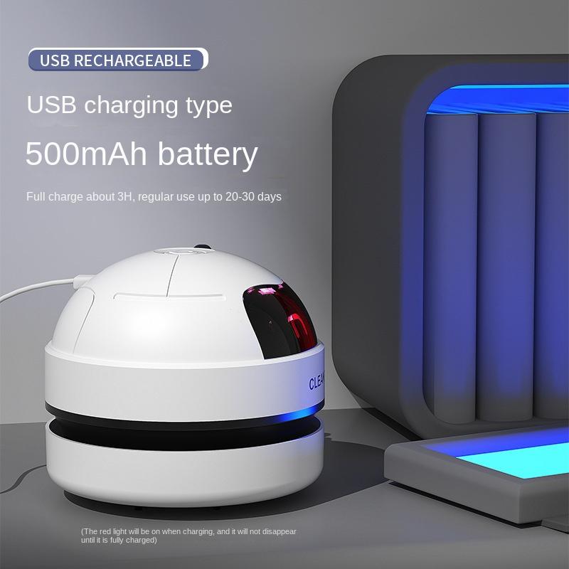 Aspirator de birou mini, Colector de praf portabil reîncărcabil pentru resturi de gumă de șters și curățarea tastaturii