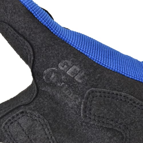 Komine Motorcycle Instructor Gloves Pro Advance POLICEPRO Gray/Bl L GK-135 726 For Spring, Summer, and Autumn