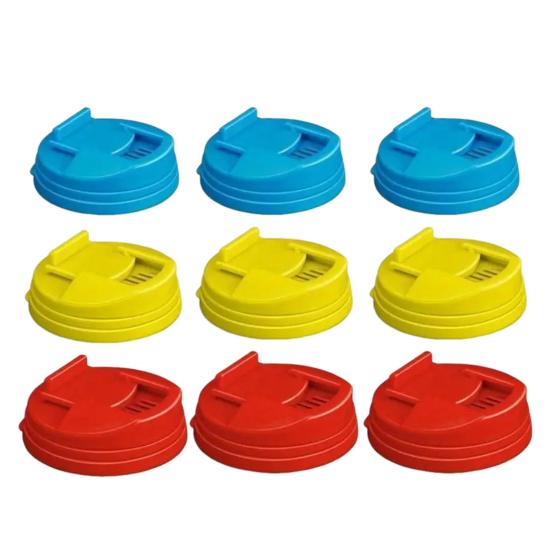 Soda Can Lids Reusable Plastic Covers for Standard 2.4-inch Cans Spill-Proof Dust-Proof Soda Can Protector for Beer Energy Drinks