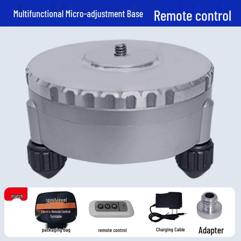 

Electric 360° Rotating Fine-tuning Tripod Base for Instruments