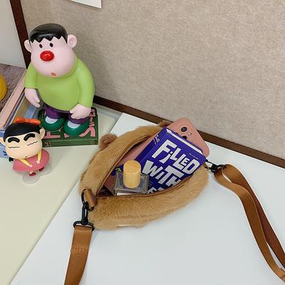 Neue Plüschtier-Tasche Capybara Handtasche Umhängetasche Schrägband Mode Persönliche Eimer-Tasche