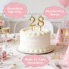 Stainless Steel Number Birthday Candle Holder Digital Birthday Candles Stand  Family Gathering