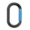 Rock Climbing Carabiner Light Weights Twist Carabiner Hook with Screwgate Spring Snap Keychains Clip Hook Buckle