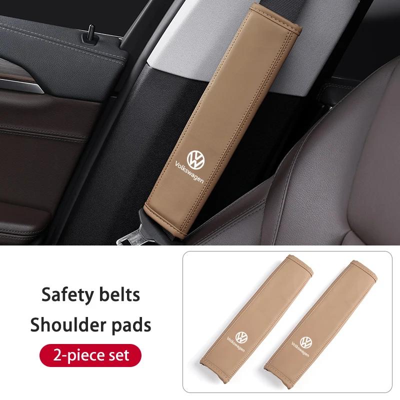VW GTI GOLF 2026 Hot For VW VOLKSWAGEN For Volkswagen VW Adjustable Lengthen Car Seat Belt Cover Shoulder Padding Pad Scirocco J