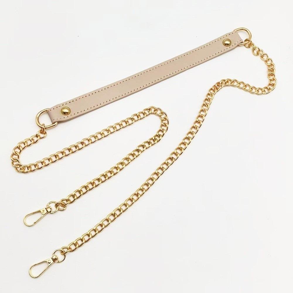 High-End Shoulder Crossbody Bag Strap Single PU Leather Replacement Strap Chain Bag Accessories Stress Relief