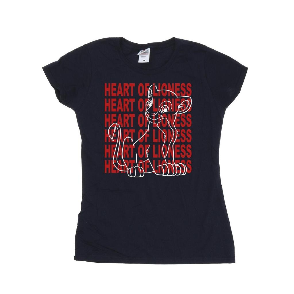 Disney Womens/Ladies The Lion King Heart Of A Lioness Cotton T-Shirt
