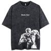 Men Washed Anime Attack On Titan T-Shirt Hip Hop Streetwear Graphic Print Oversize Tshirt Short Sleeve Cotton Loose Vintage Tops