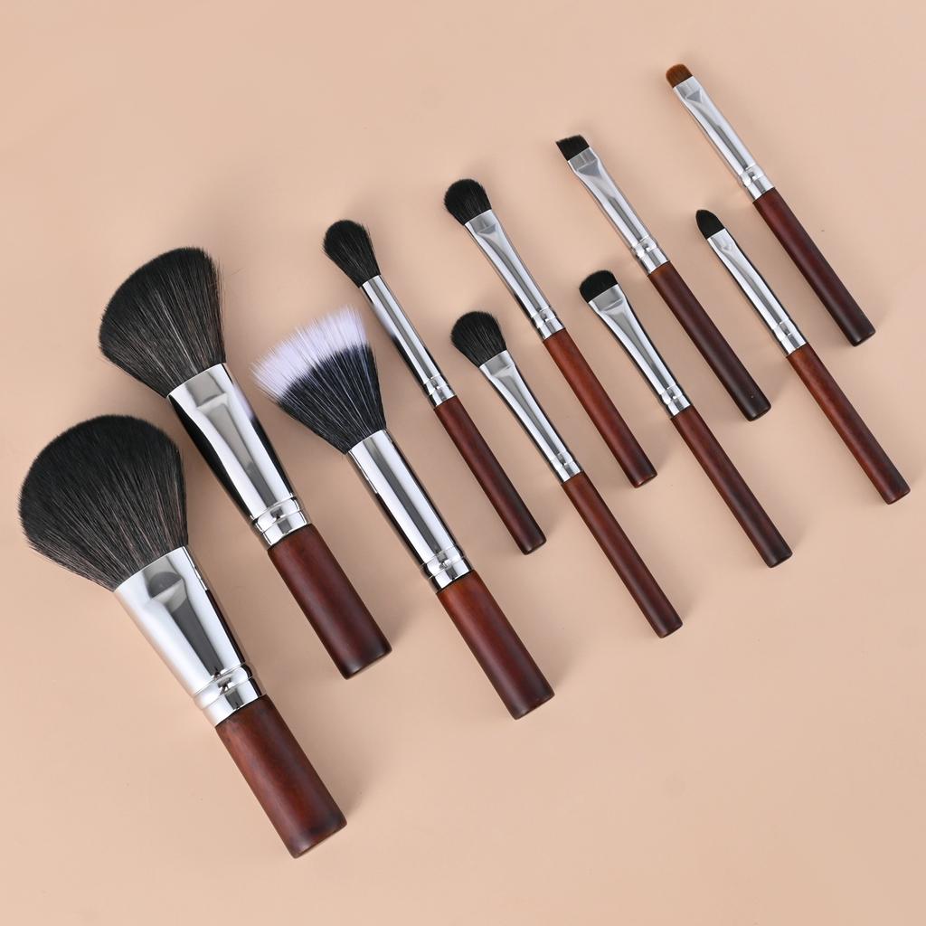 Mini Travel Makeup Brush Set Make Up Brush Holder Bag Professional Makeup Brush Set for Women Makeup
