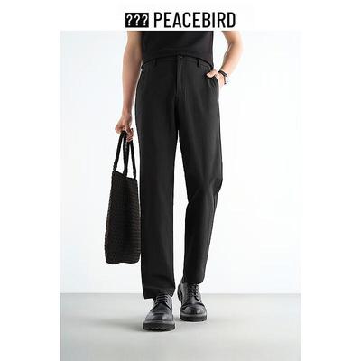 PEACEBIRD MEN's Summer Business Casual Straight Slim Fit Pants